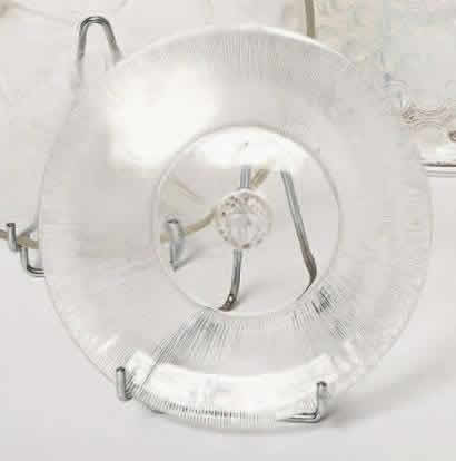 Rene Lalique Plate Vigne Striee