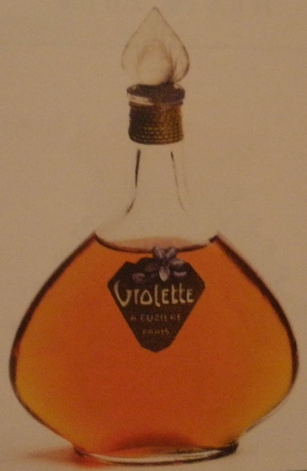 R. Lalique Violette Euziere Perfume Bottle
