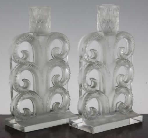 Rene Lalique Candlestick Volutes