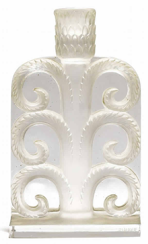 Rene Lalique Candleholder Volutes