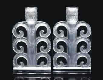 Rene Lalique Candlestick Volutes