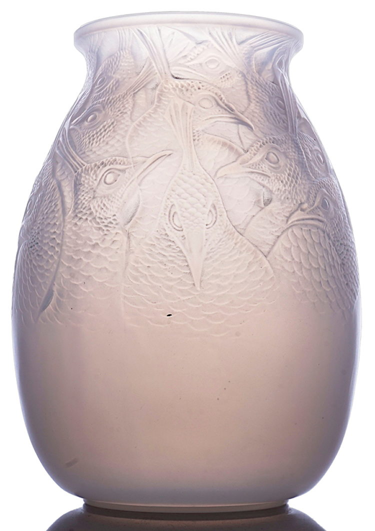 Rene Lalique Vase Borromee