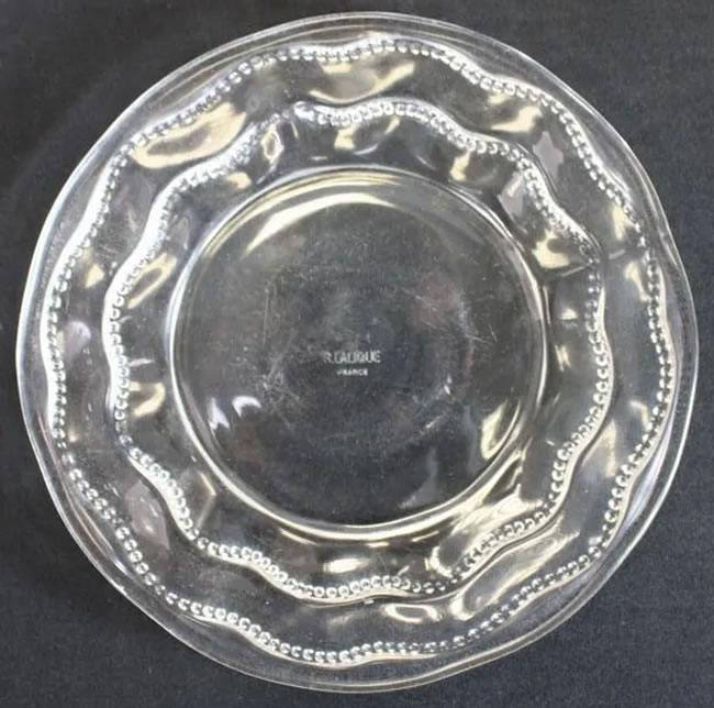 Rene Lalique Plate Chambertin