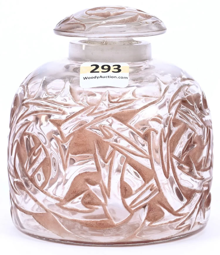 Rene Lalique Perfume Bottle Epines