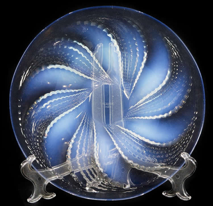 Rene Lalique Plate Fleurons