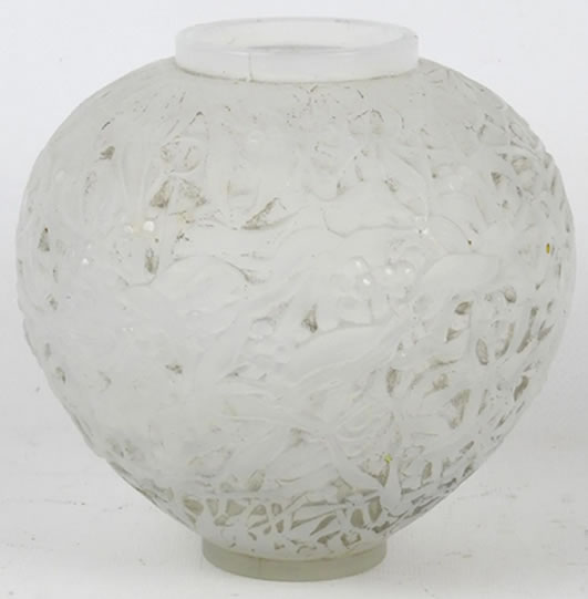 Rene Lalique Vase Gui