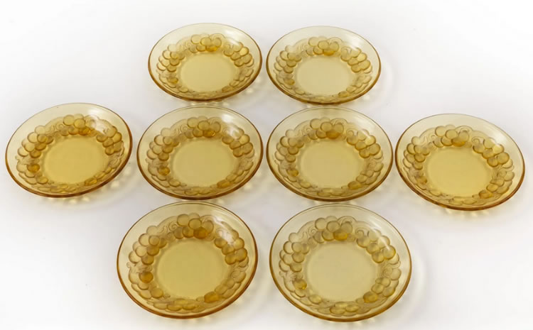 Rene Lalique Ice Cream Plate Marienthal