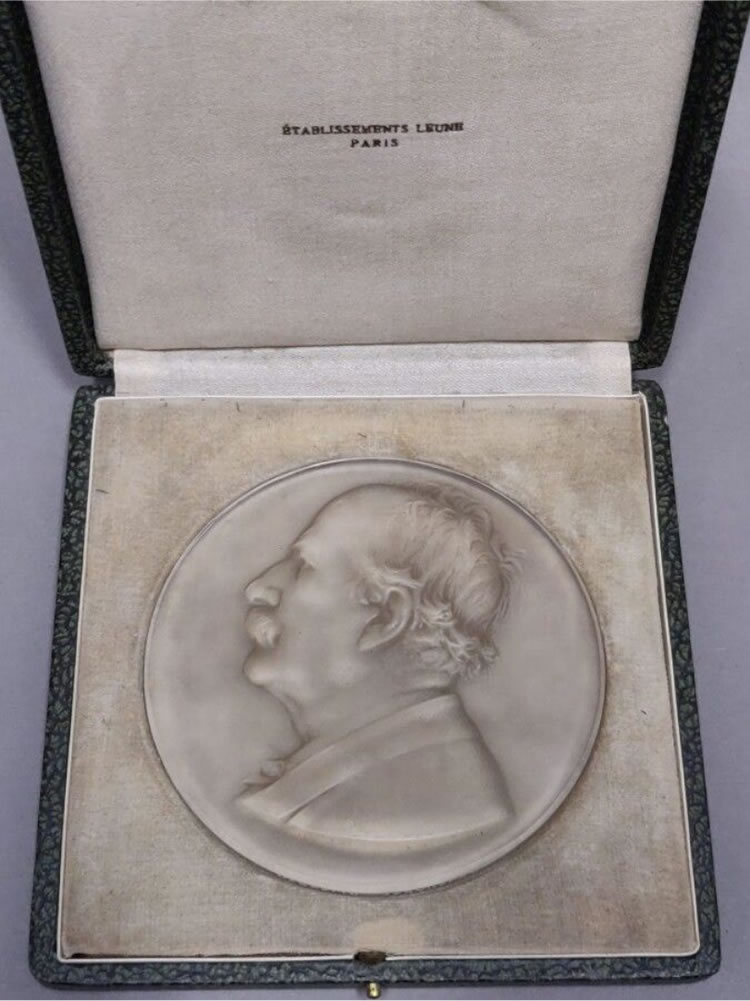 Rene Lalique Medallion Marcelin Berthelot
