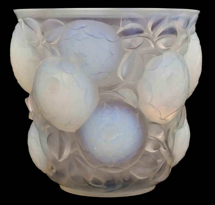 Rene Lalique Vase Oran