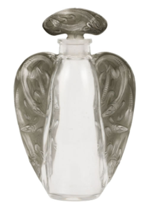 Rene Lalique Perfume Bottle Oreilles Lezards