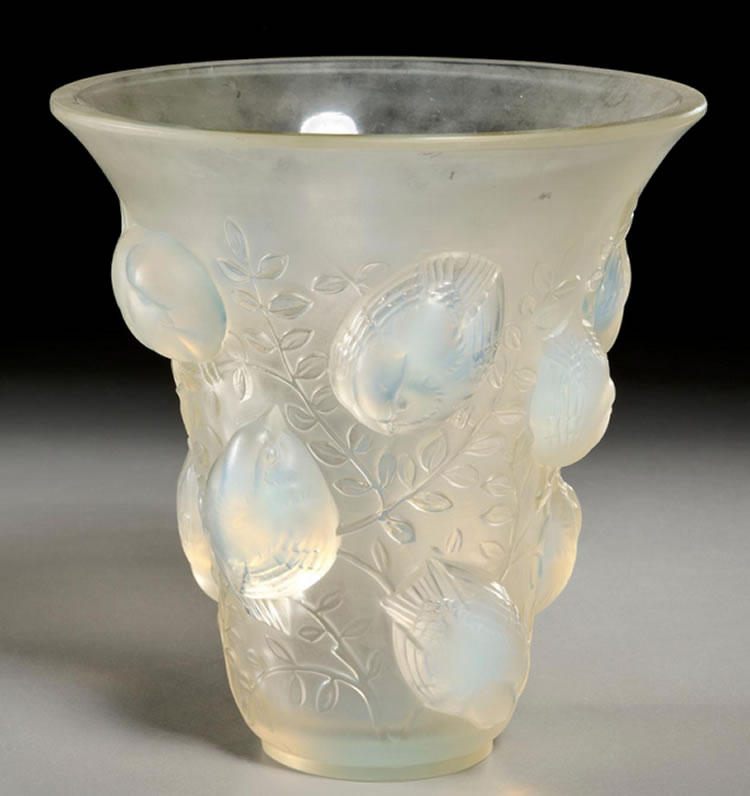 Rene Lalique Vase Saint-Francois