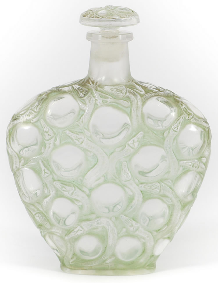 Rene Lalique Perfume Bottle Salamandres