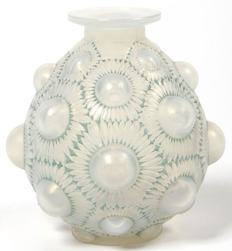 Rene Lalique Vase Tournesols