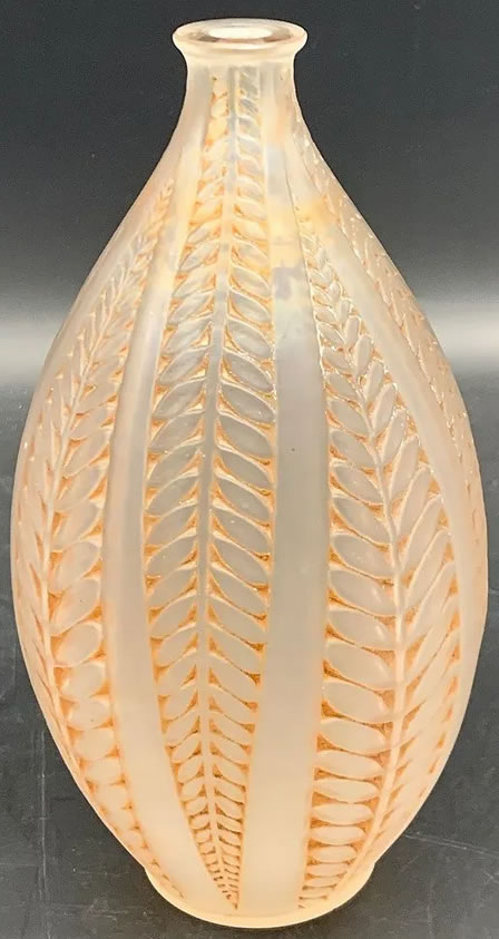 R. Lalique Acacia Vase