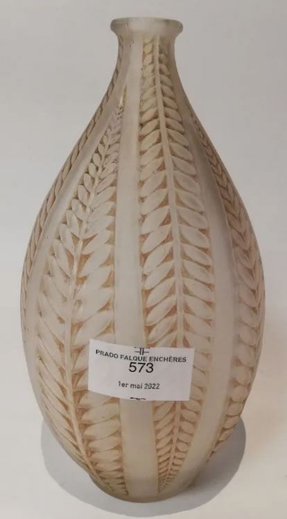 Rene Lalique Vase Acacia