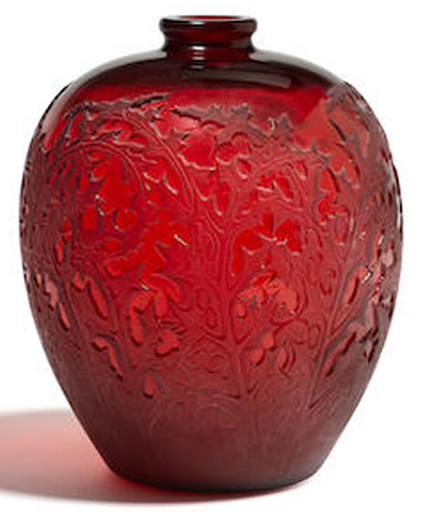 R. Lalique Acanthus Vase