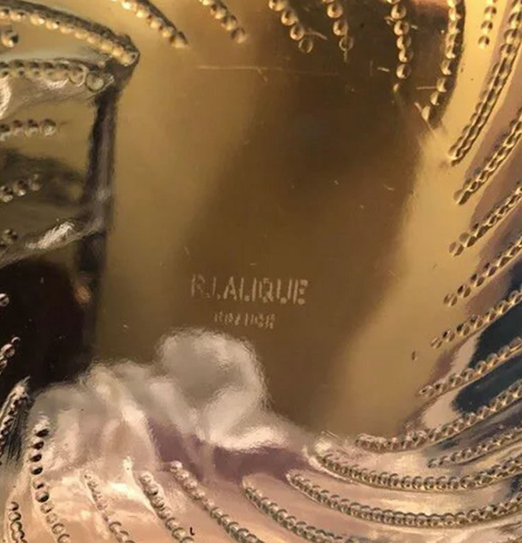 R. Lalique Algues Coupe 3 of 3