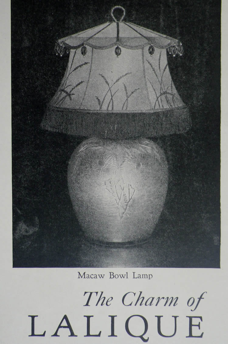 R. Lalique Breves Galleries Tatler May 1928 Magazine Ad 2 of 2