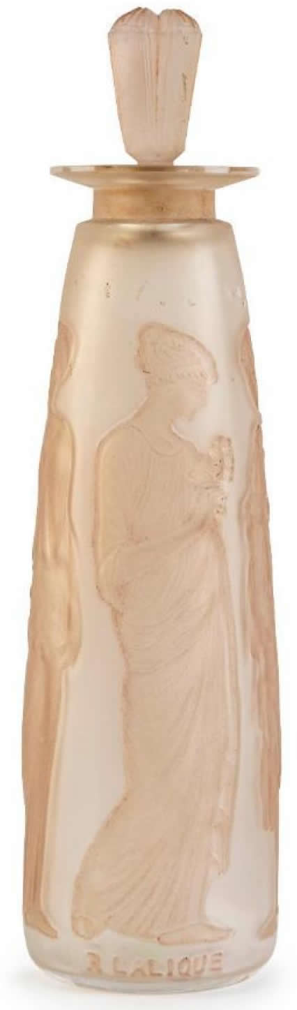 Rene Lalique Scent Bottle Ambre Antique
