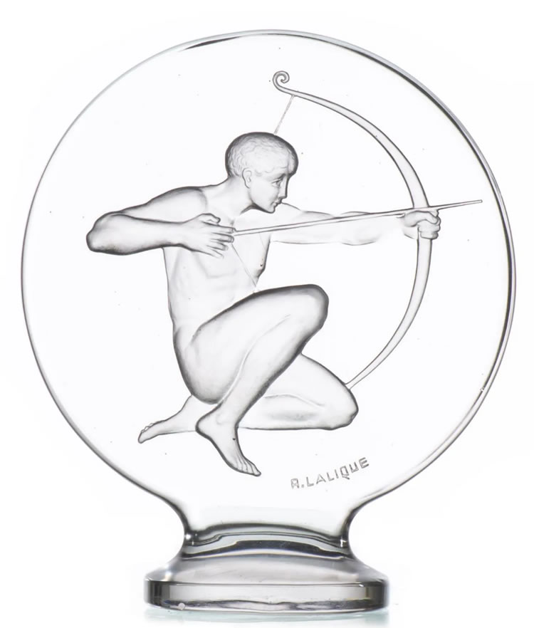 Rene Lalique Car Mascot Archer