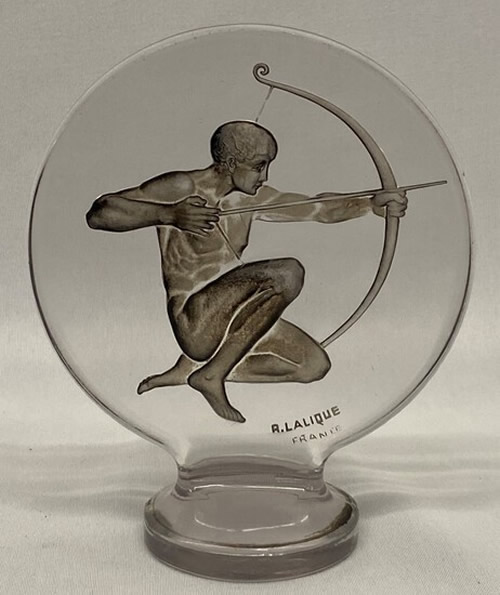 R. Lalique Archer Hood Ornament