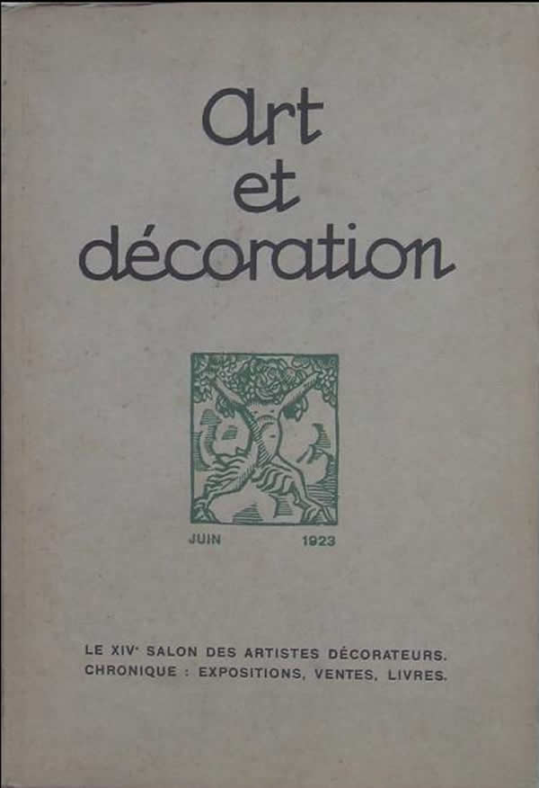 R. Lalique Art Et Decoration June 1923 Magazine 2 of 2