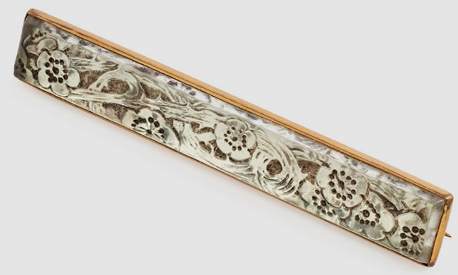 R. Lalique Aubepines Brooch