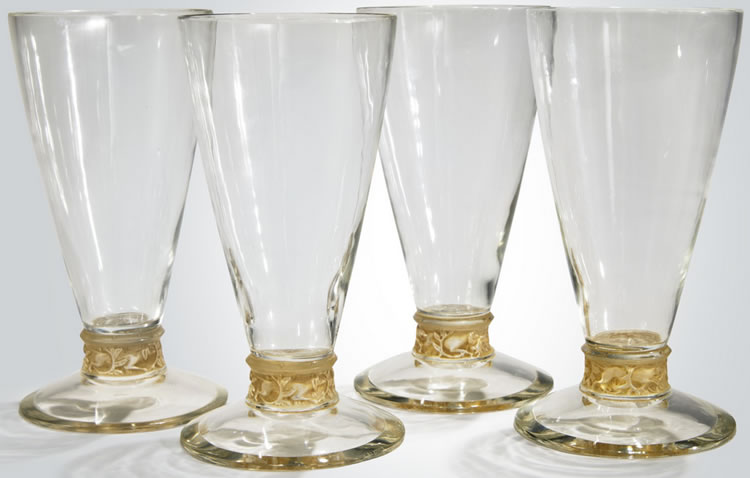 R. Lalique Bague Chiens Glass 2 of 2