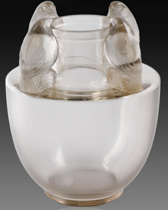 Rene Lalique Vase Bellecour