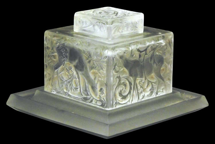 Rene Lalique Biches Inkwell