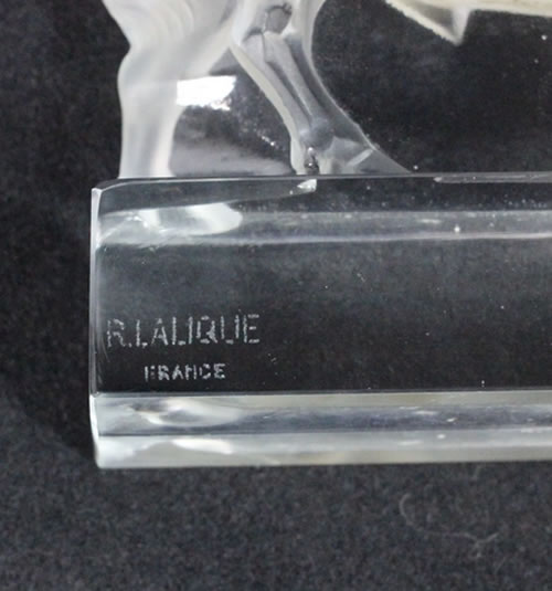 R. Lalique Bison Paperweight 2 of 2