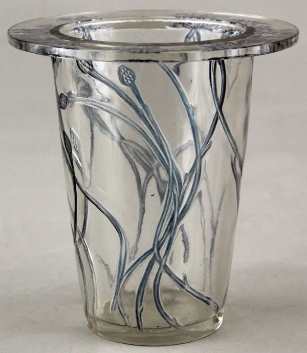 R. Lalique Bordure Bluets Vase
