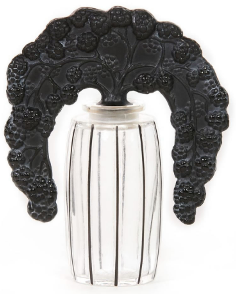 R. Lalique Bouchon Mures Perfume Bottle