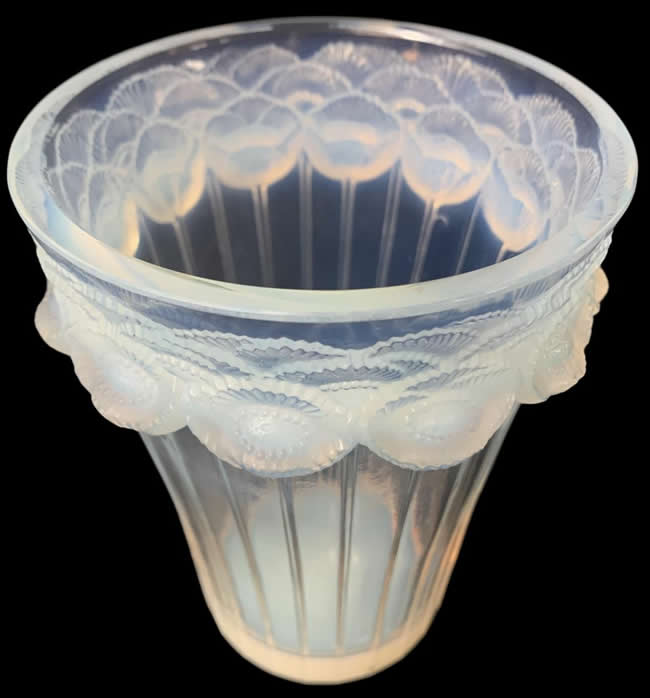 R. Lalique Boutons D'Or Vase 2 of 2