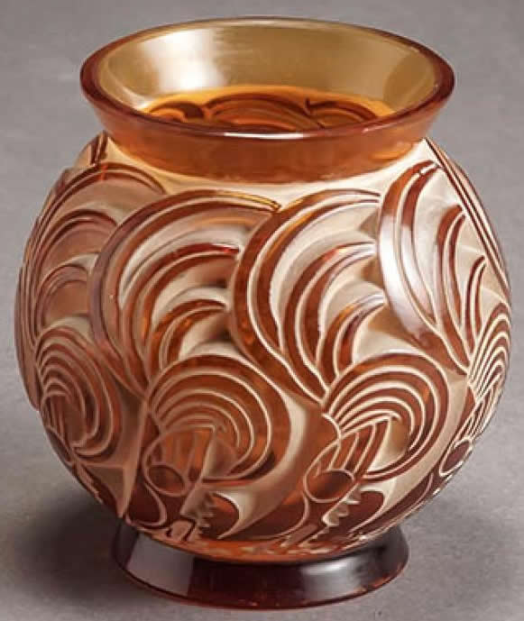 Rene Lalique Vase Bresse