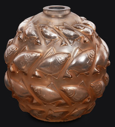 Rene Lalique Vase Camaret