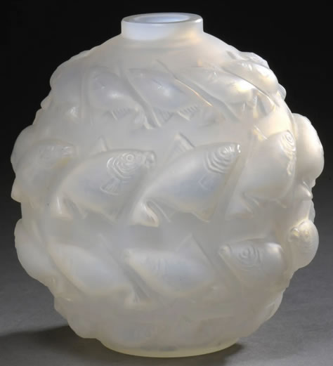Rene Lalique Camaret Vase