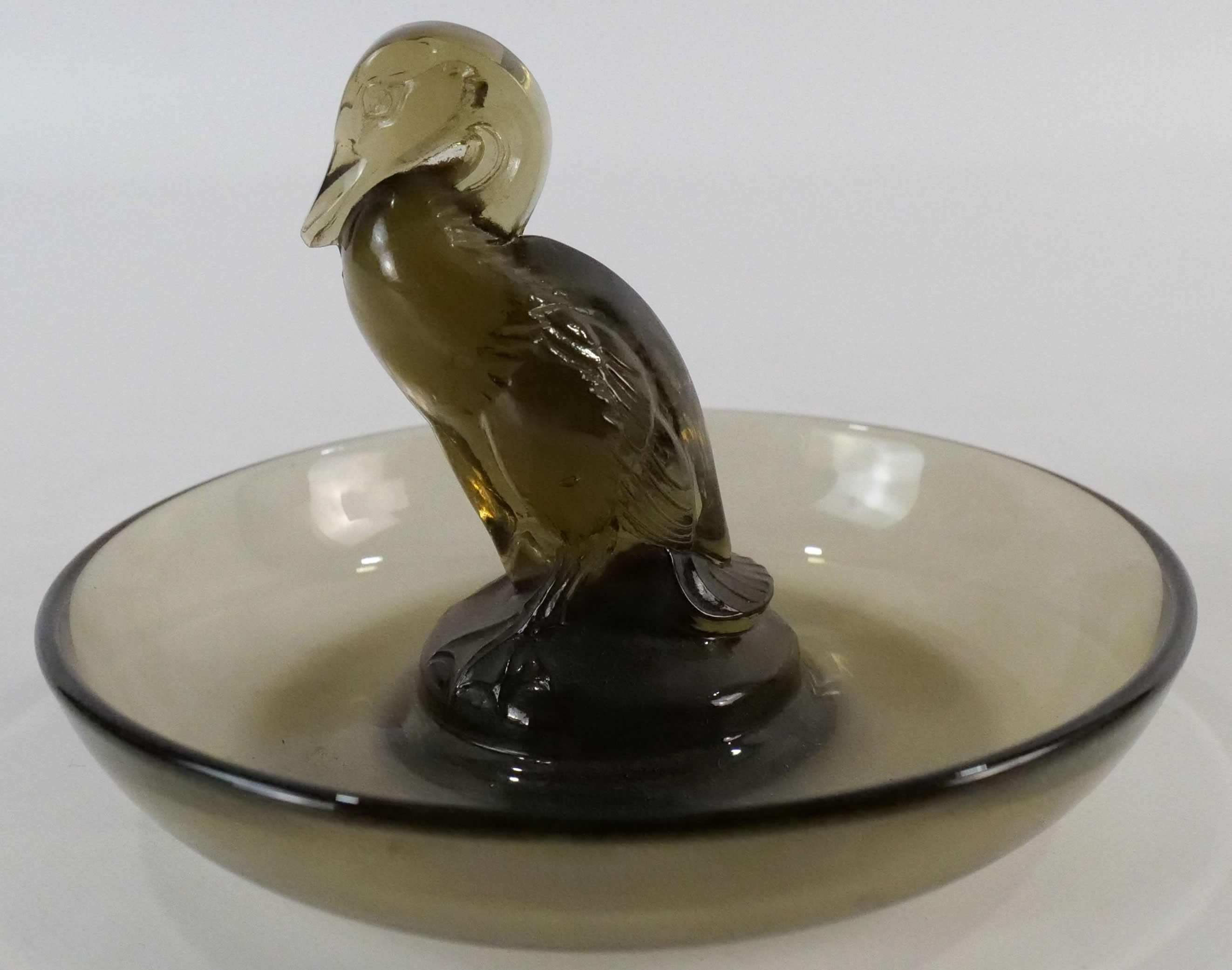 Rene Lalique Ashtray Canard