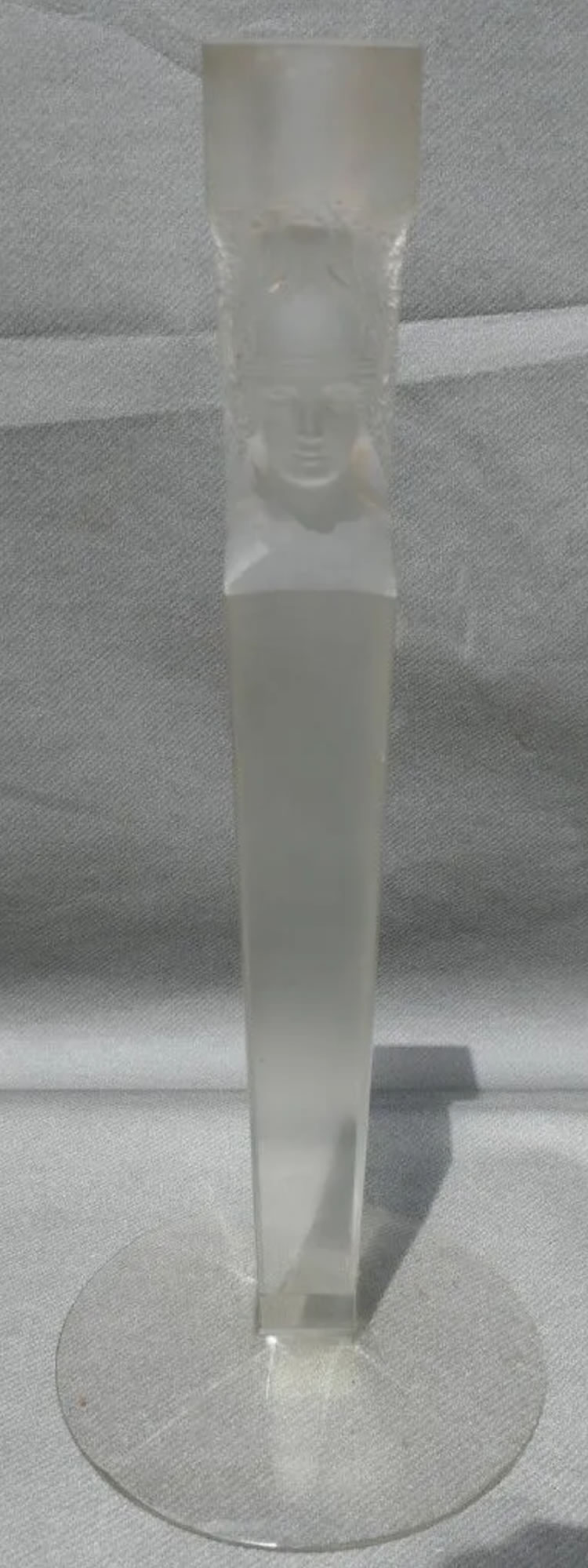 R. Lalique Cariatide Candleholder 2 of 2