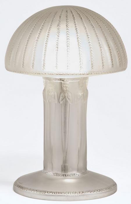 R. Lalique Cariatides Lamp
