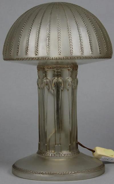R. Lalique Cariatides Lamp 3 of 3