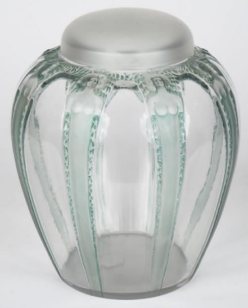 R. Lalique Cariatides Covered Vase