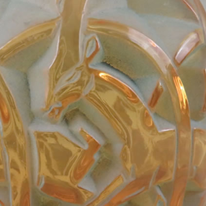 R. Lalique Chamois Vase 2 of 2