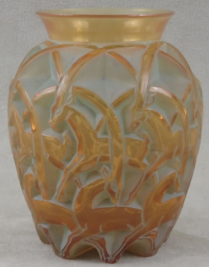 Rene Lalique Vase Chamois