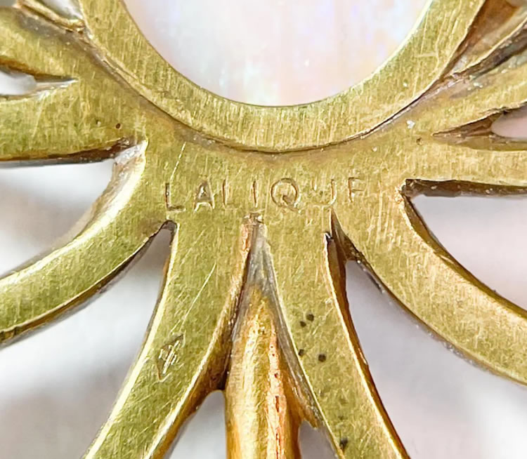 R. Lalique Chardon Stickpin 2 of 2