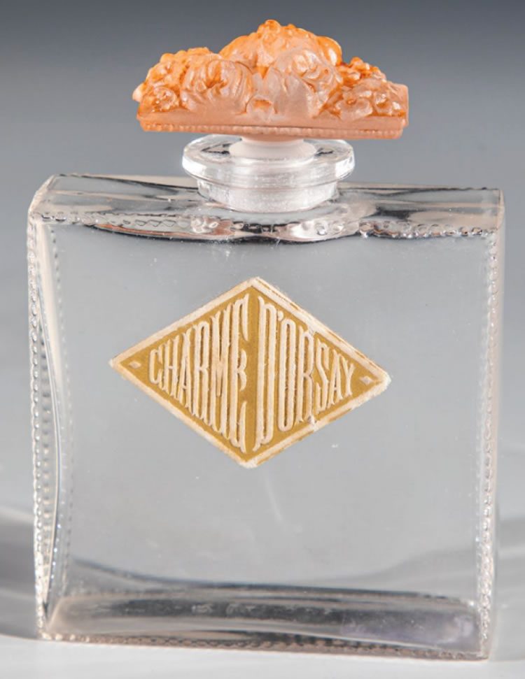 Rene Lalique Perfume Bottle Charme D'Orsay