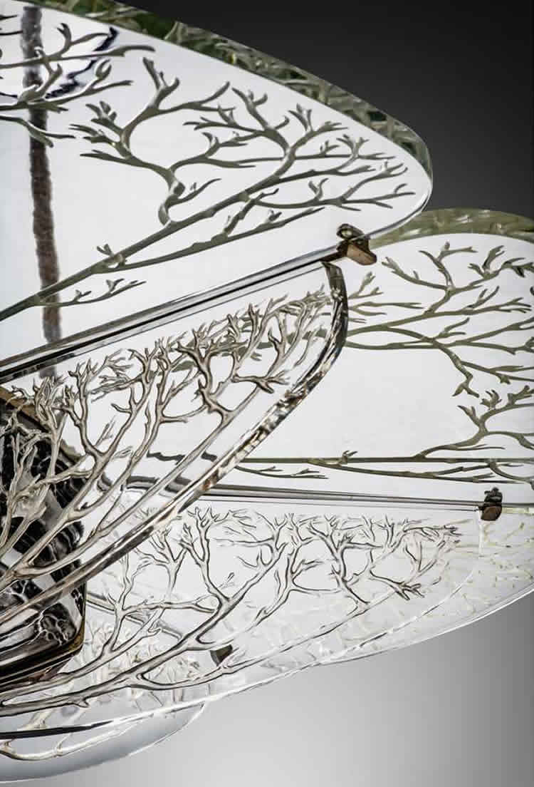 R. Lalique Chasse Chandelier 3 of 3