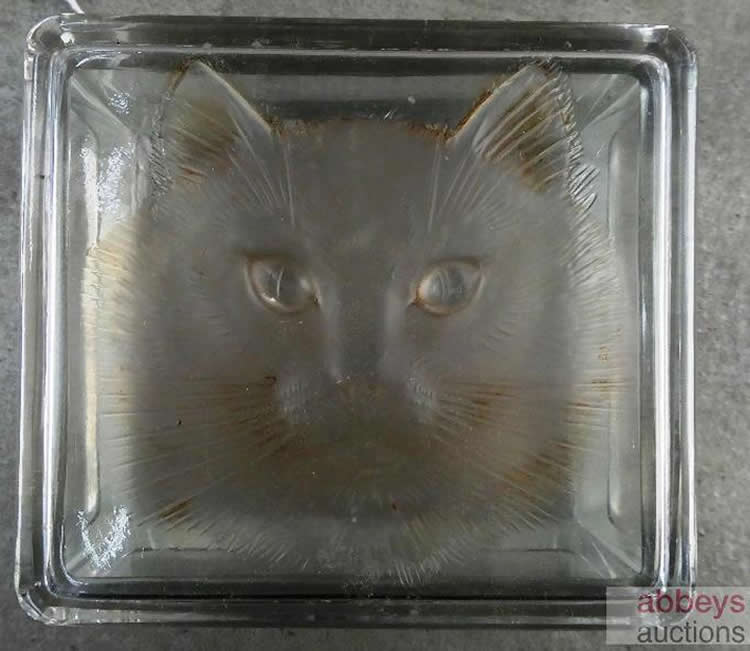 R. Lalique Chat Box 3 of 3