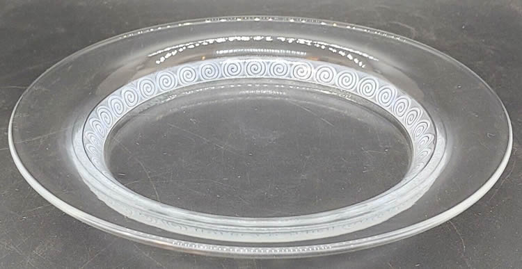 Rene Lalique Plate Chinon