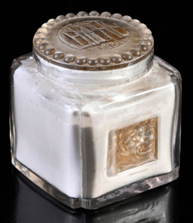 Rene Lalique  Chypre D'Heraud Powder Box 